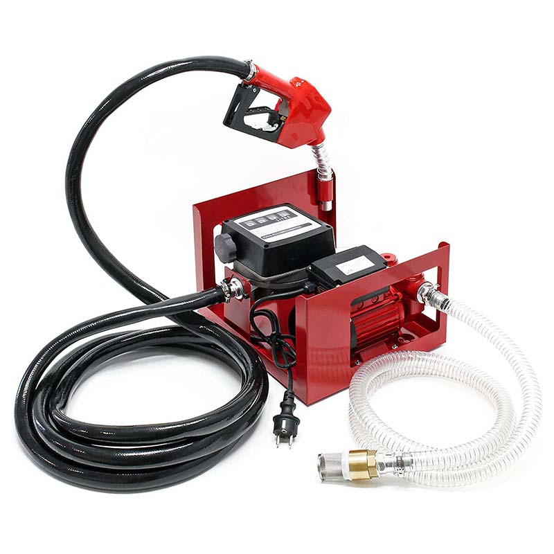 Auto-inprimaketa elektrikoa olio diesel transferentzia-ponpa 4 digituko emari-neurgailuarekin